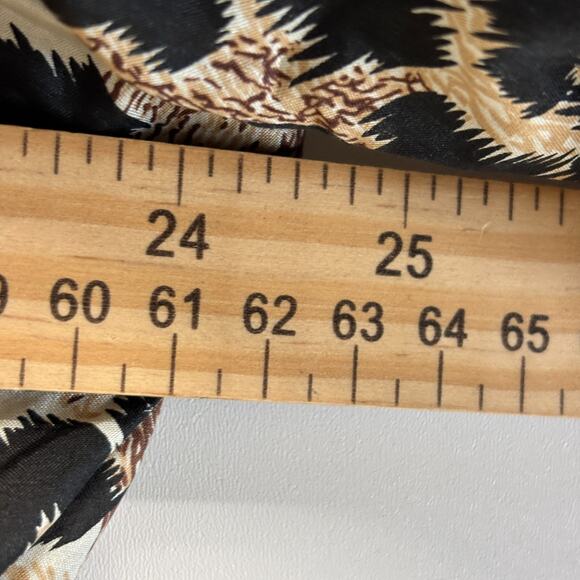 Vintage Stunt Petite Mob Wife Leopard Print Silk Oversized Jacket Size PL Animal - Picture 4 of 10